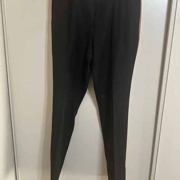Burberry Black Dress Pants with White Accent
